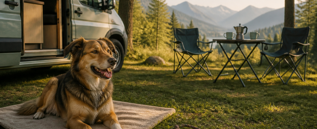 Camping mit Hund: Packliste für Wohnmobil, Wohnwagen und Zelt