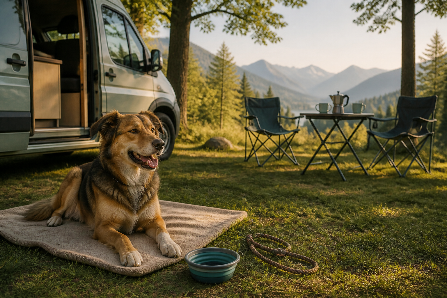 Camping mit Hund: Packliste für Wohnmobil, Wohnwagen und Zelt